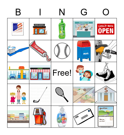 Realidades 2 Ch. 3A Bingo Card