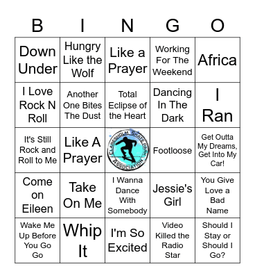 80's Hits! Bingo Card