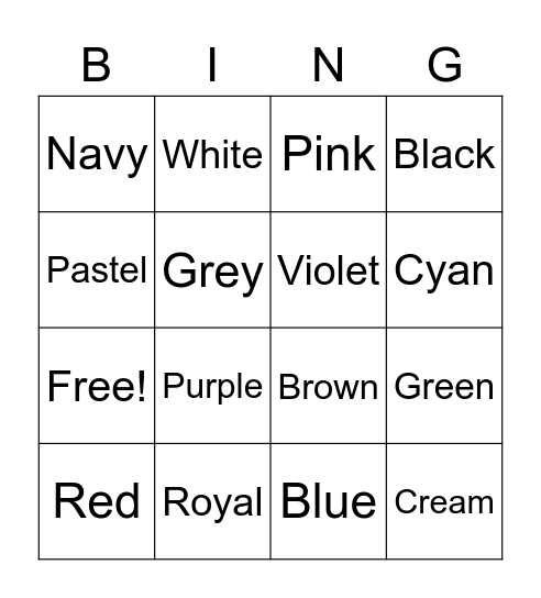 Book Bingo Card
