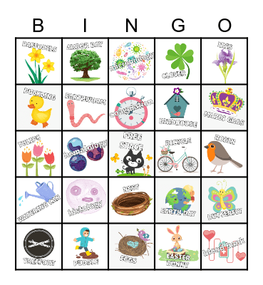 Springo! Bingo Card