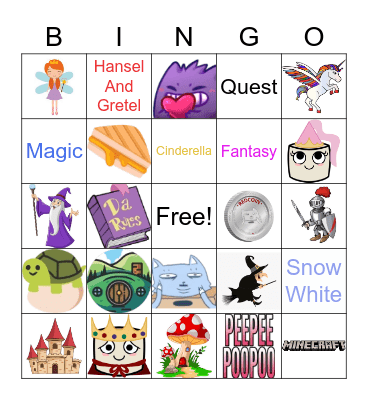 RoF Once Upon A March Bingo Card