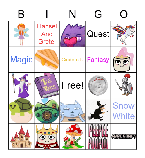 RoF Once Upon A March Bingo Card