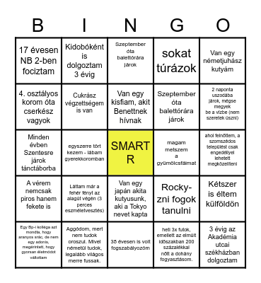 PEOPLE BINGO Card