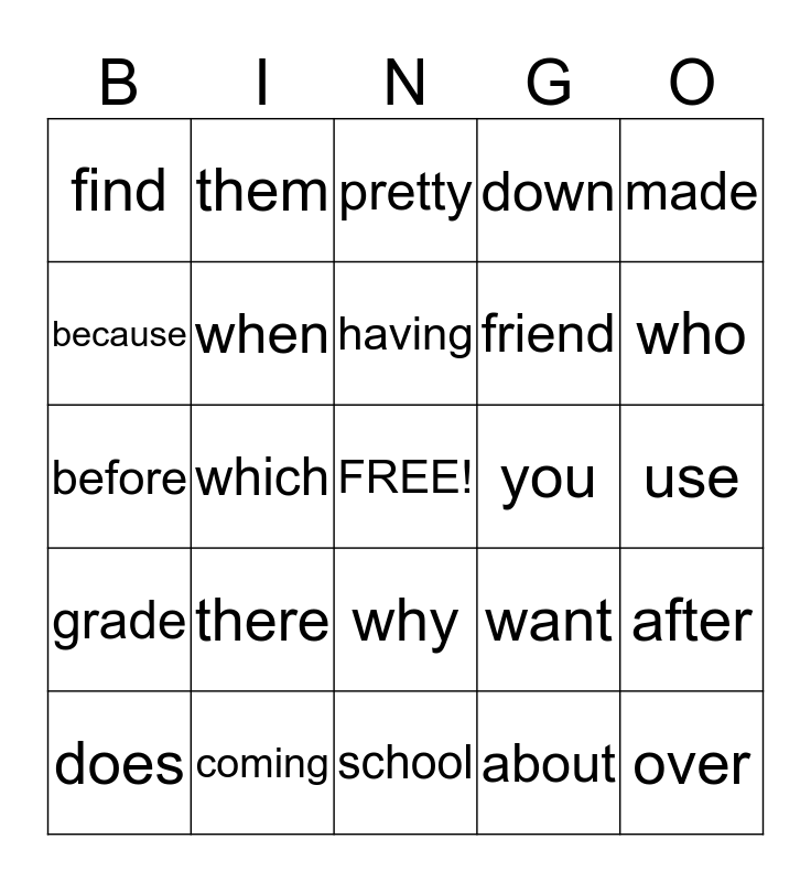 burgess-smart-word-list-grade-three-bingo-card