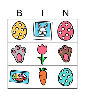 Easter Bingo Card