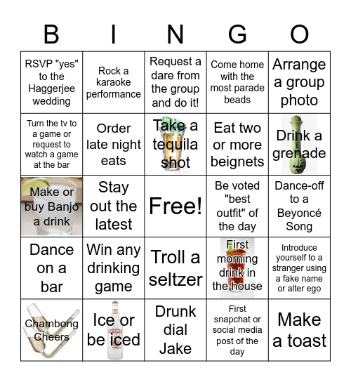 Banjo's Bachelorette Bingo! Bingo Card