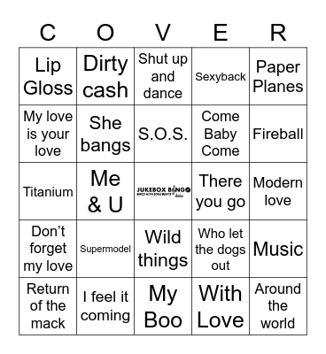 DANCE COVERALL Bingo Card