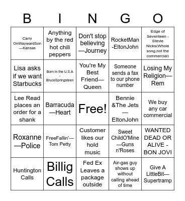 Office Bingo X Games Mode Bingo Card