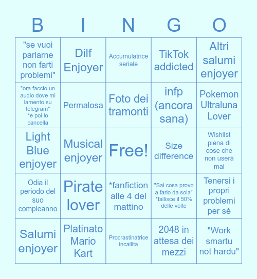 MaryAIC Bingo Card