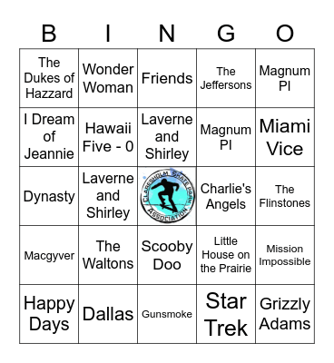 TV Themes Bingo Card