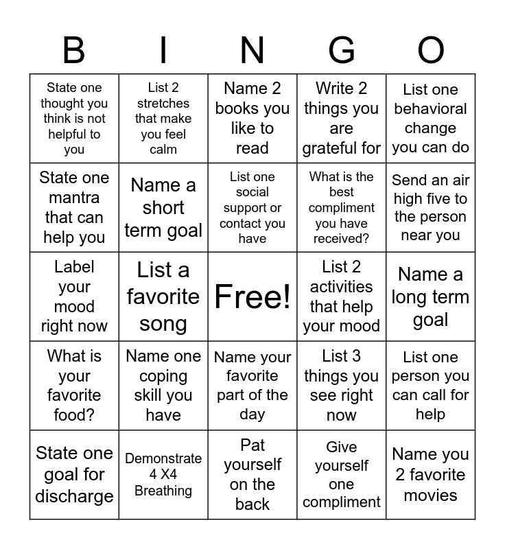 mental-health-bingo-card
