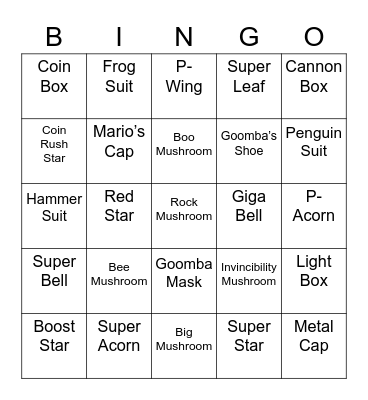 Beryl's Bingo Card (Round 2) Bingo Card