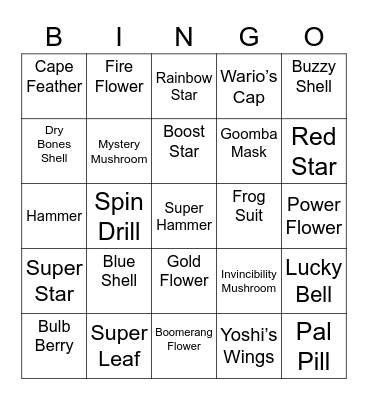 Pete's Bingo Card (Round 2) Bingo Card