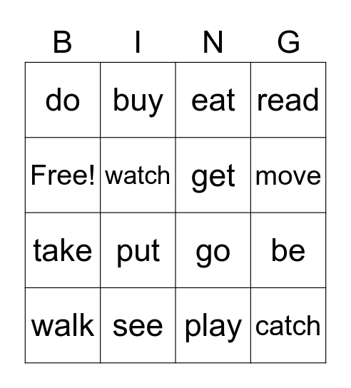 Perfect Bingo Card