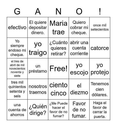 spanish-2-chapter-4-lesson-2-bingo-card