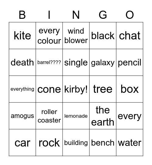 katfl mouthfull mode Bingo Card