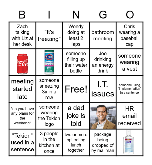 Tekiontastic Bingo Card