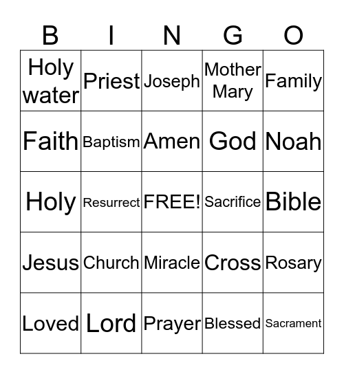 God Bless Jessica Christina Juarez Bingo Card