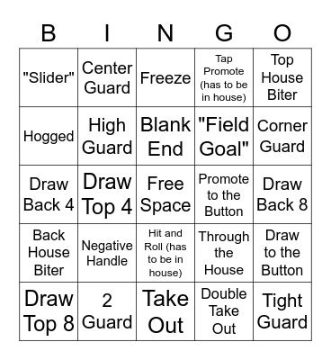 CURL BINGO Card