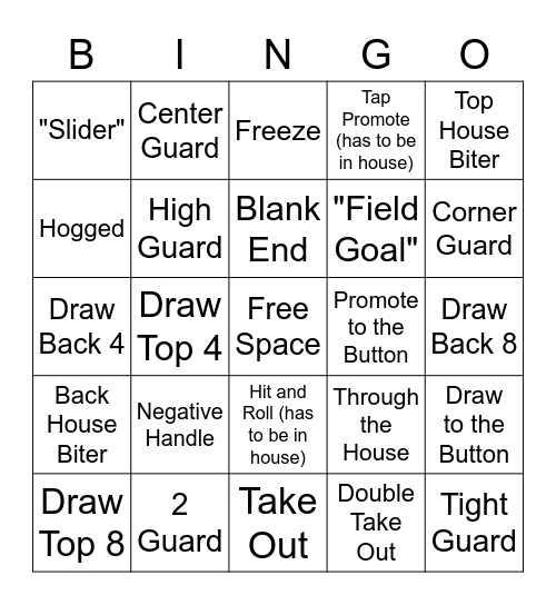 CURL BINGO Card