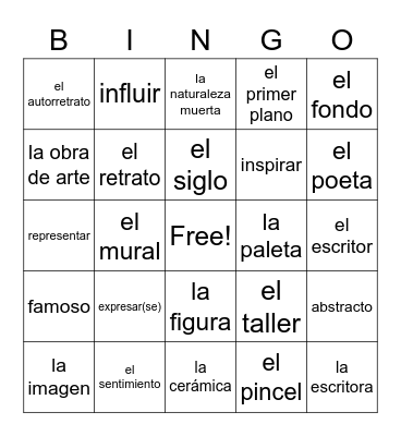 Chapter 2 APV 1 Bingo Card