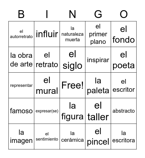 Chapter 2 APV 1 Bingo Card