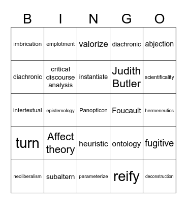 I Graduated Smart Bingo Card