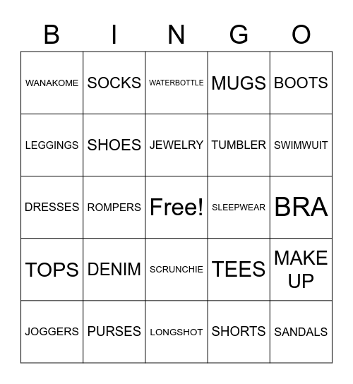 SILVER ICING Bingo Card