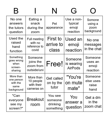 ethics of bingo Card