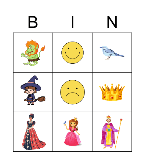 Fairy - Words Bingo Card