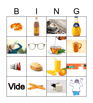 Deux croissants Bingo Card