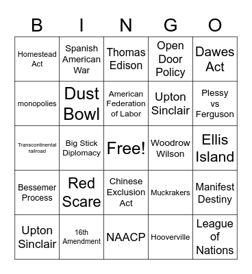 9 weeks review Bingo Card