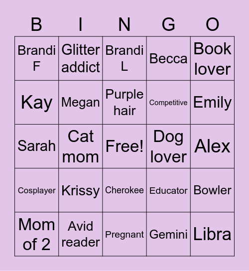 FFS Bingo - Staff Edition Bingo Card