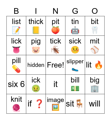 i BINGO Card