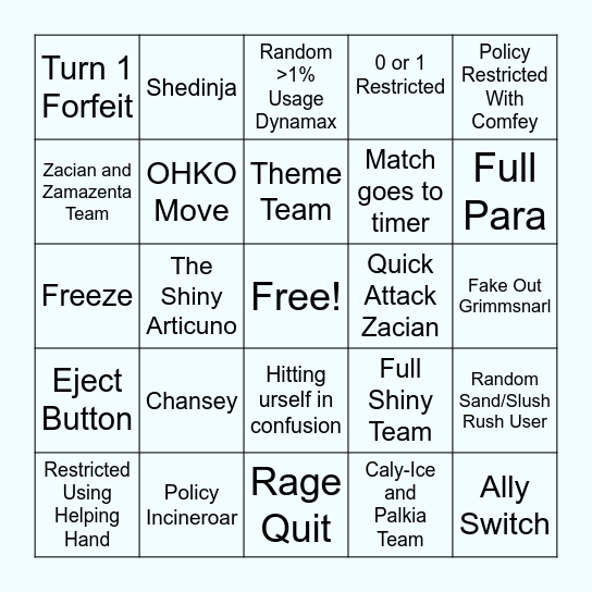 March International Challenge Bingo! Bingo Card