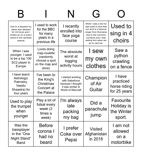 North D360 FY23 Offsite - Round 3 Bingo Card