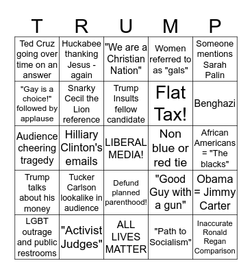 BINGHAZII!! Bingo Card
