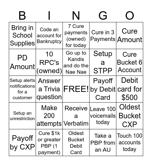 TEAM WALTON BINGO  Bingo Card