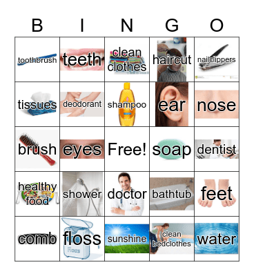 HYGIENE BINGO Card