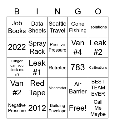 10 YEAR QED LAB! Bingo Card