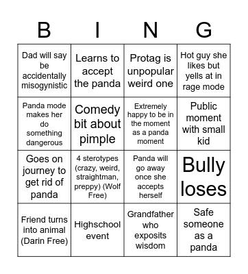 Seeing Dead Bingo Card