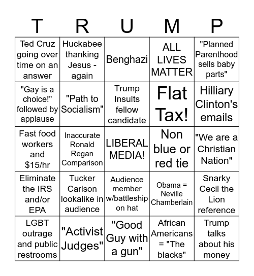 BINGHAZII!! Bingo Card