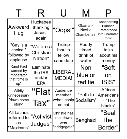 BINGHAZII!! Bingo Card
