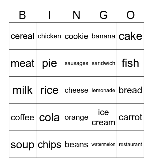 5 grade Bingo Card