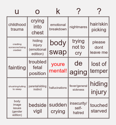everything good bud? Bingo Card