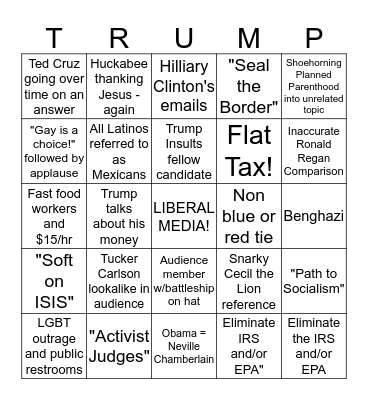BINGHAZII!! Bingo Card