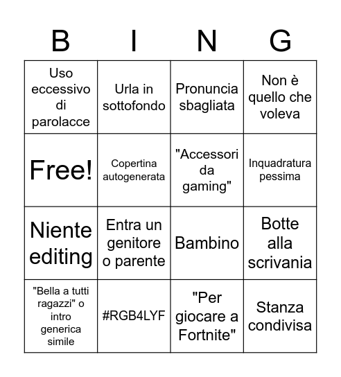 Unboxing/Setup da gaming Bingo Card