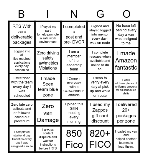 Seen-Score Card SCAVENGER Bingo. Bingo Card