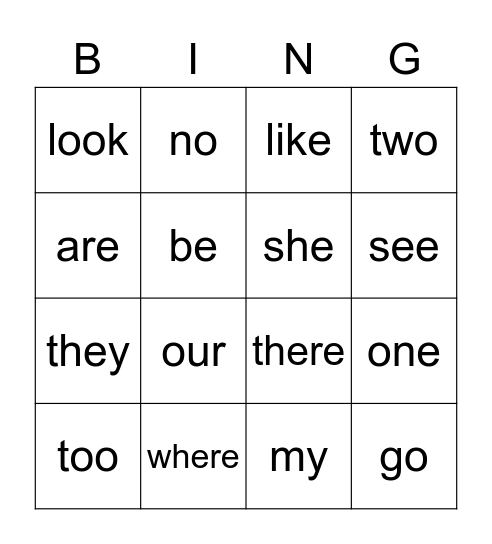 kg2-term-2-revision-words-bingo-card