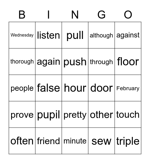 red-word-list-3-bingo-card